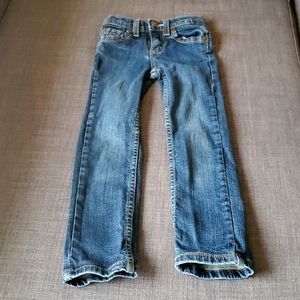 Arizona Jeans boys 5 slim straight fit darker blue
